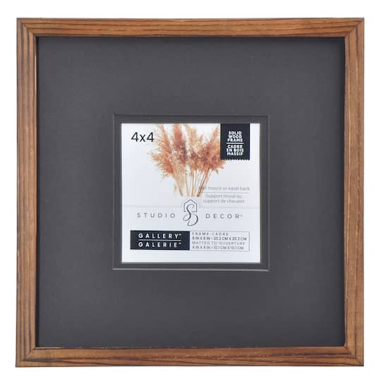 Gallery Dark Wood Frame with Mat by Studio Décor